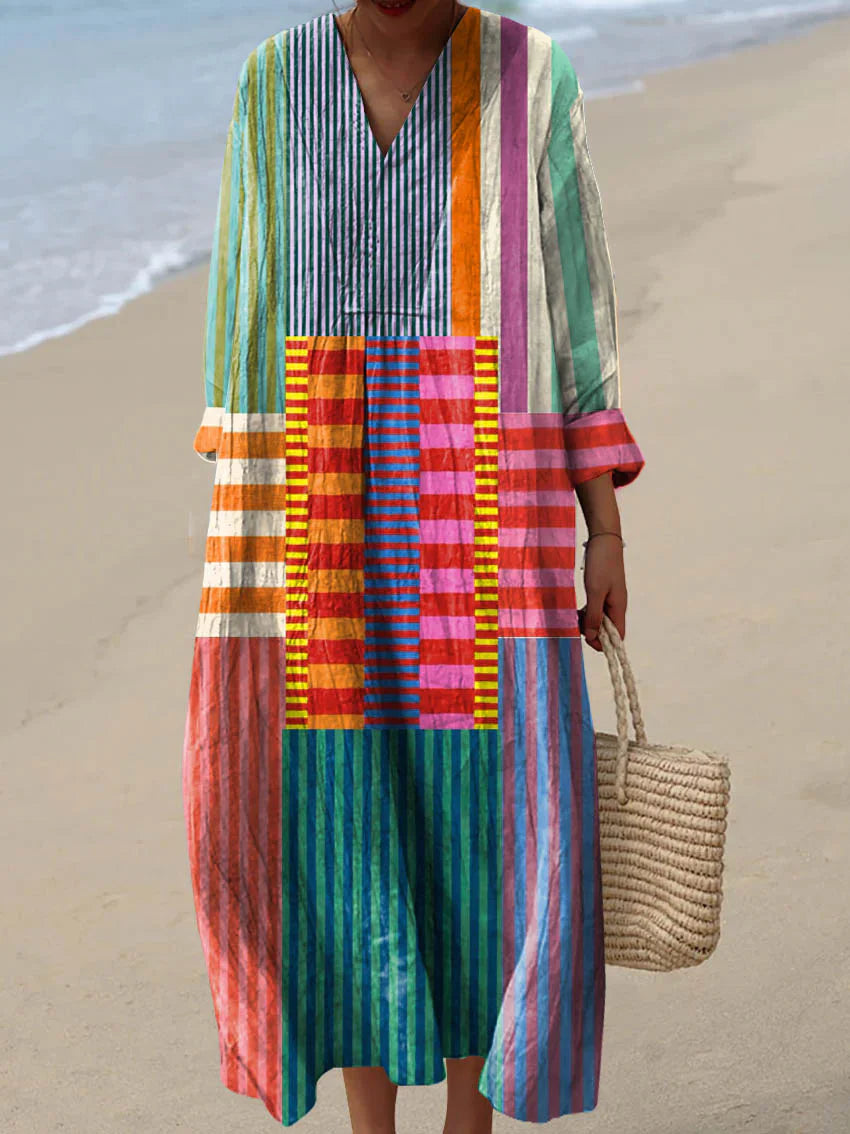 Susan™ | Timeless Geometric Art Dress