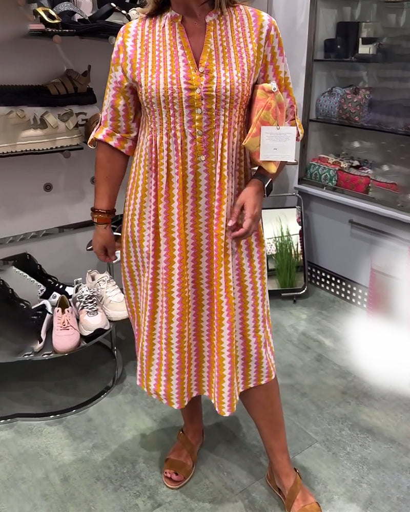 Nora™ | Women’s Dress with Wavy Pattern