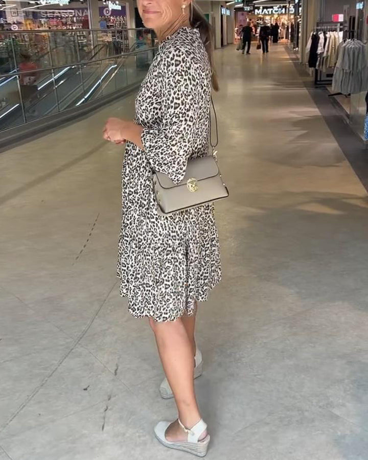 Hannah™ | Leopard print dress