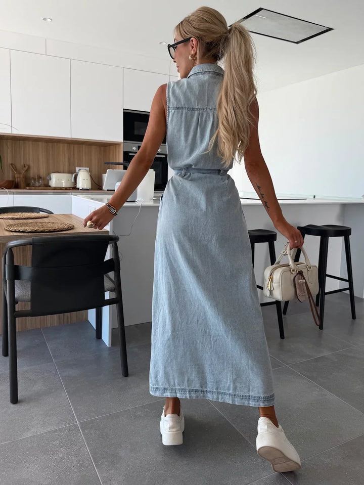 Harper | Maxi Denim Dress