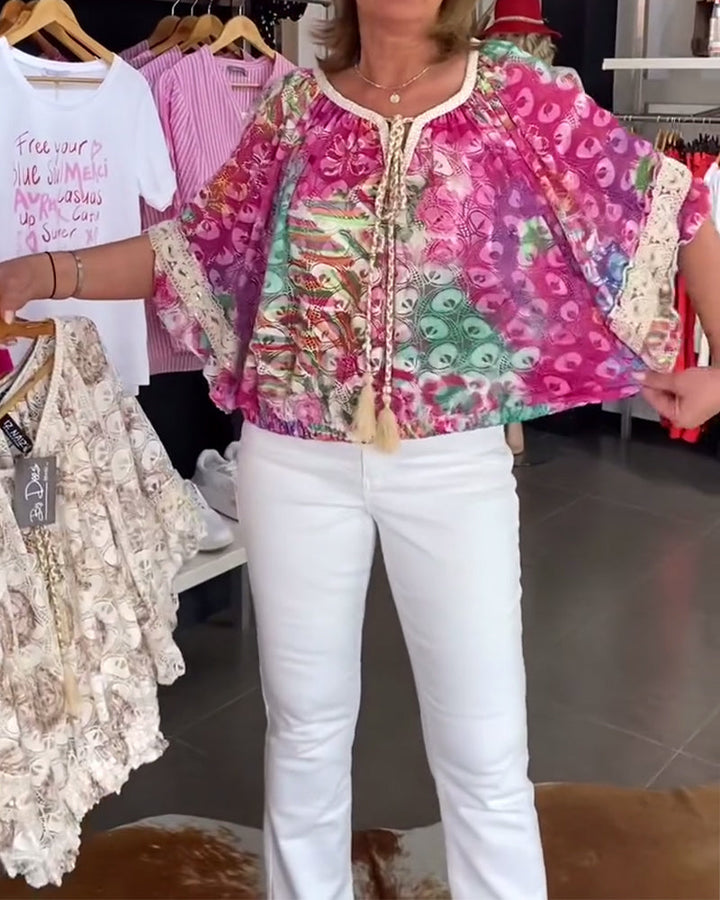 Sophie™ | Women’s Loose-Fit Blouse with Bohemian Print