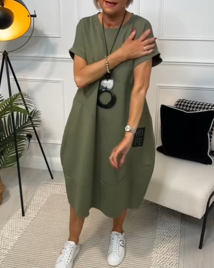Melly™ | Stylish Short Sleeved Dress