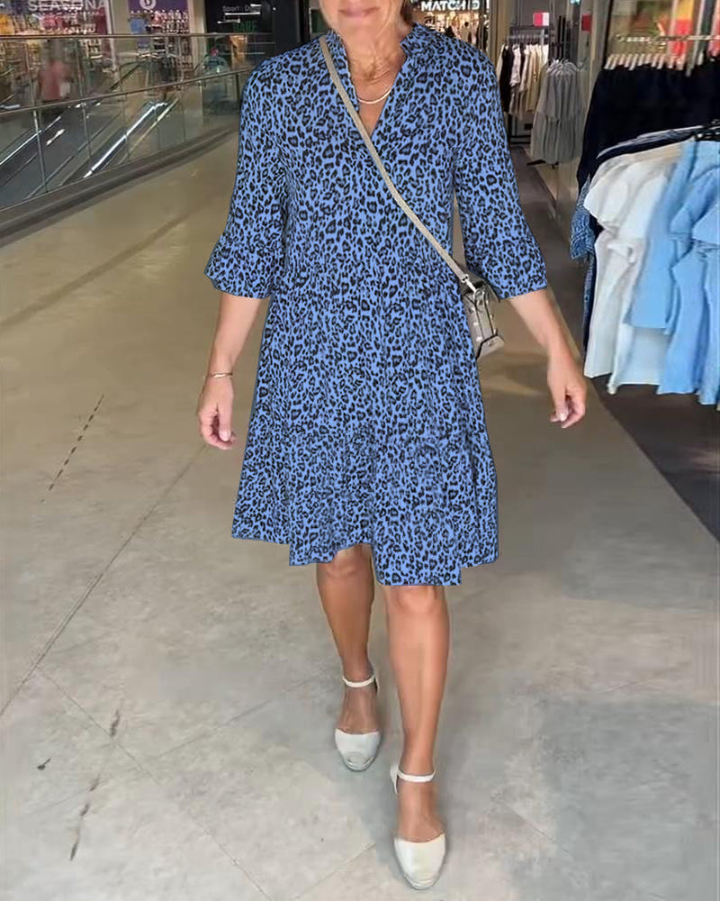 Hannah™ | Leopard print dress