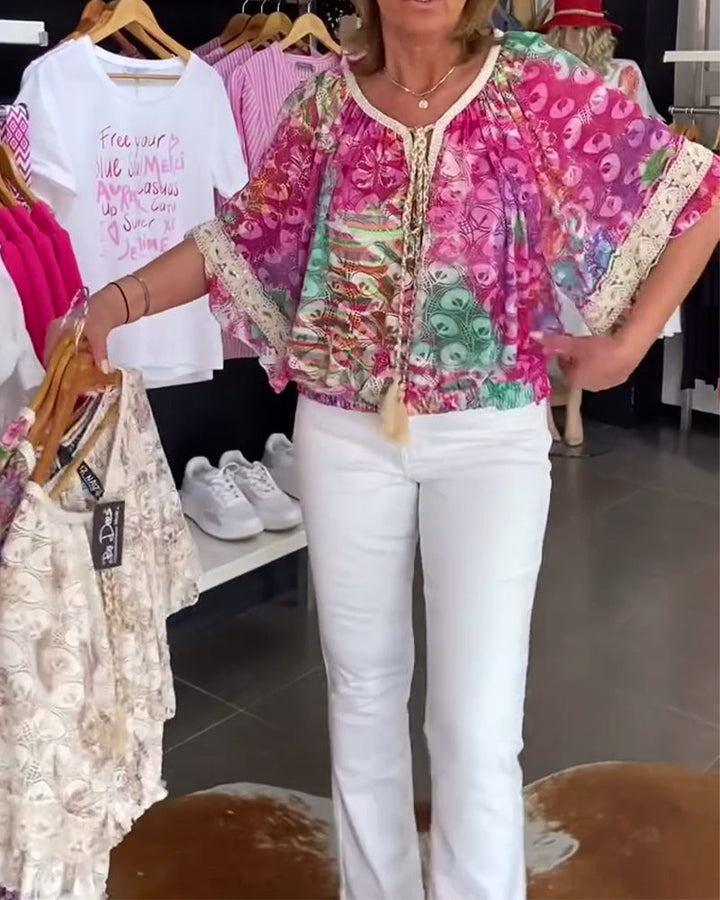 Sophie™ | Women’s Loose-Fit Blouse with Bohemian Print