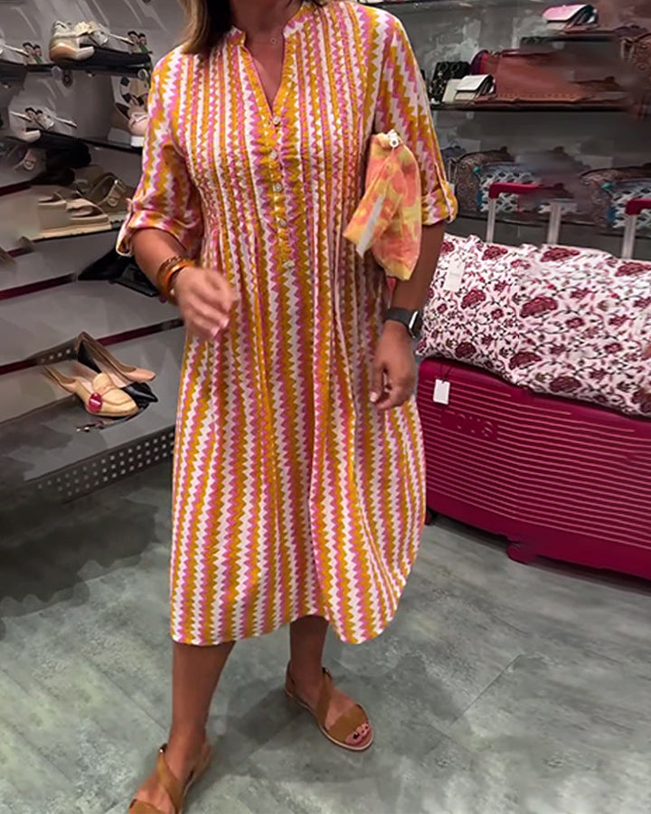 Nora™ | Women’s Dress with Wavy Pattern