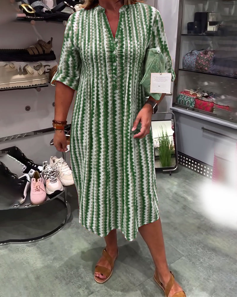 Nora™ | Women’s Dress with Wavy Pattern