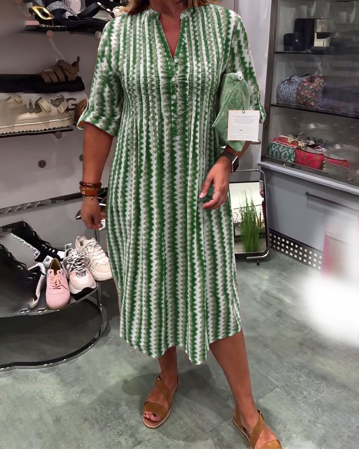 Nora™ | Women’s Dress with Wavy Pattern