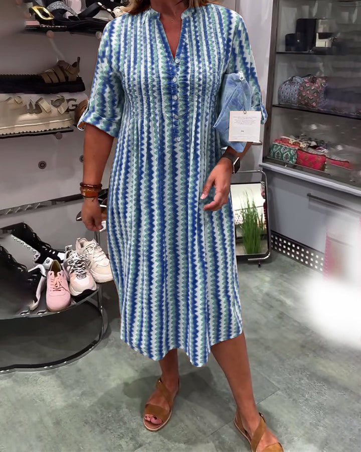 Nora™ | Women’s Dress with Wavy Pattern