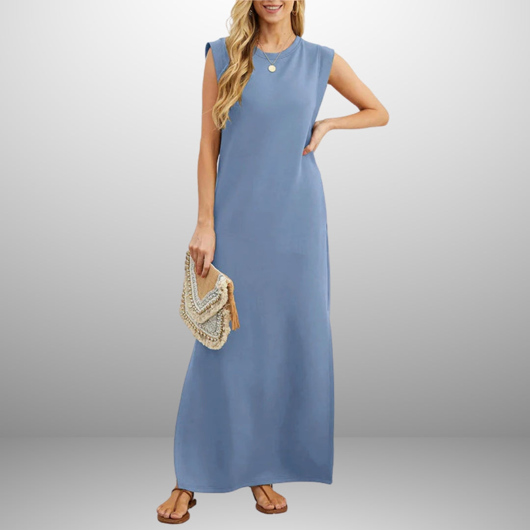 Emma™ | Long Fluid Wrinkle-Free Dress