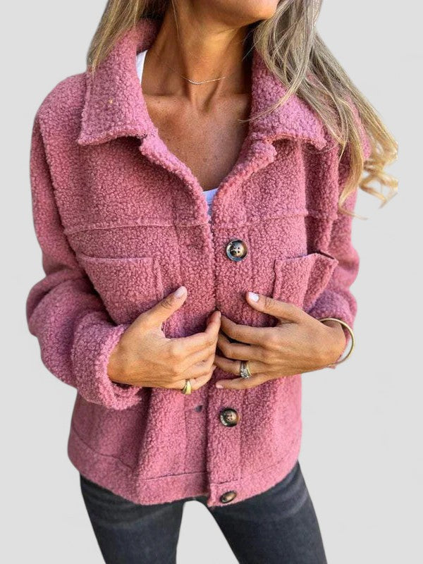 Dion™ - Short Wool Jacket with Lapels