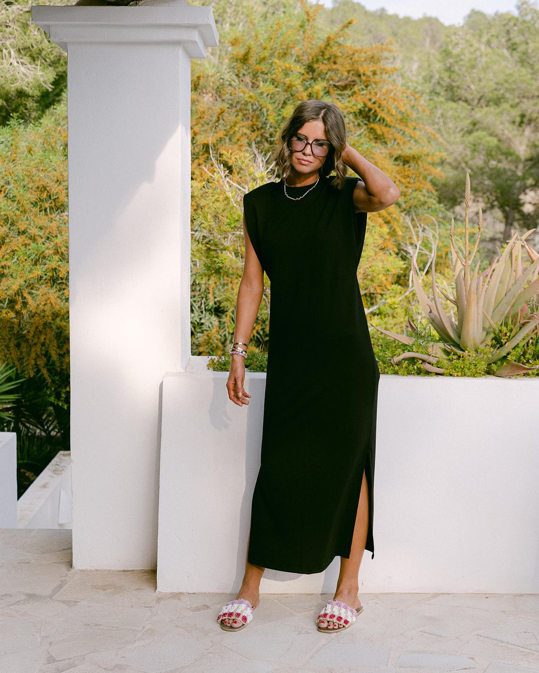 Emma™ | Long Fluid Anti-crease Dress