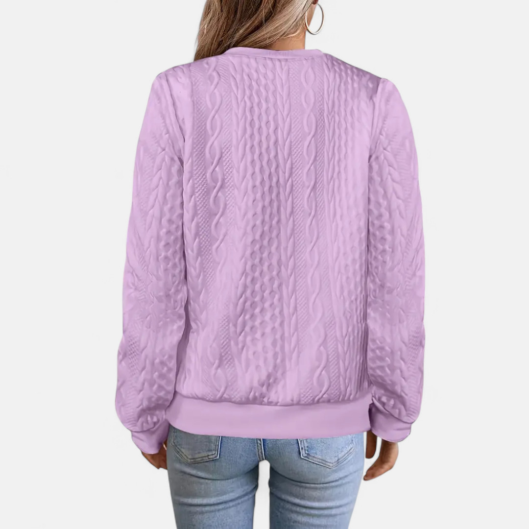 Dympna - Textured Bomber Jacket