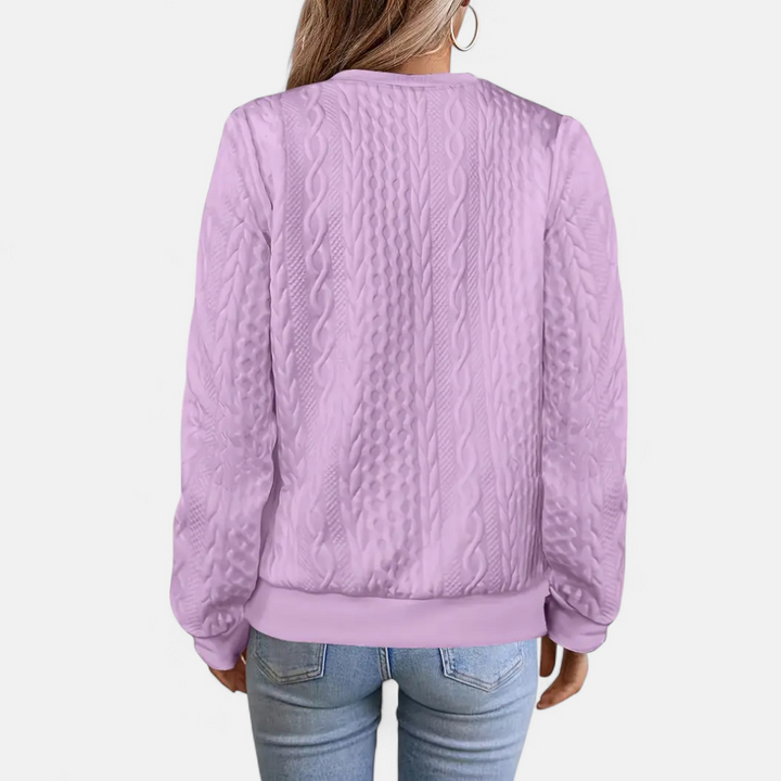 Dympna - Textured Bomber Jacket