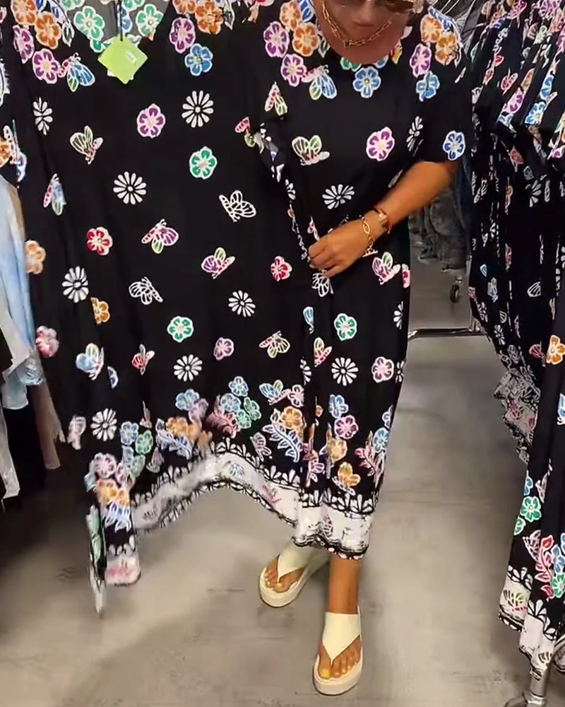 Stella™ | Women’s Oversized Loose-Fit Printed Dress