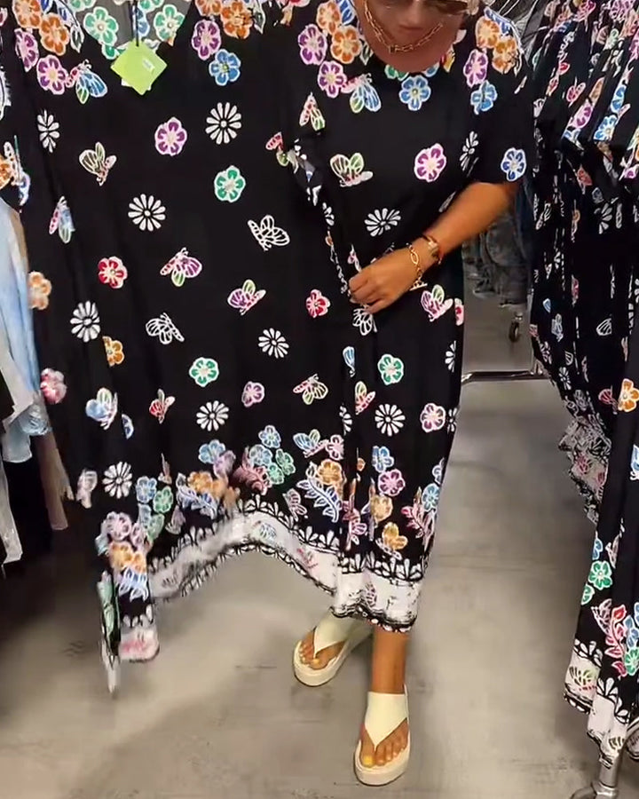 Stella™ | Women’s Oversized Loose-Fit Printed Dress