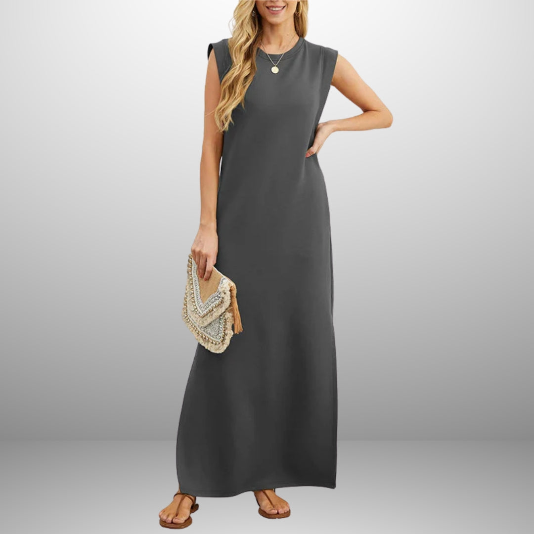 Emma™ | Long Fluid Wrinkle-Free Dress