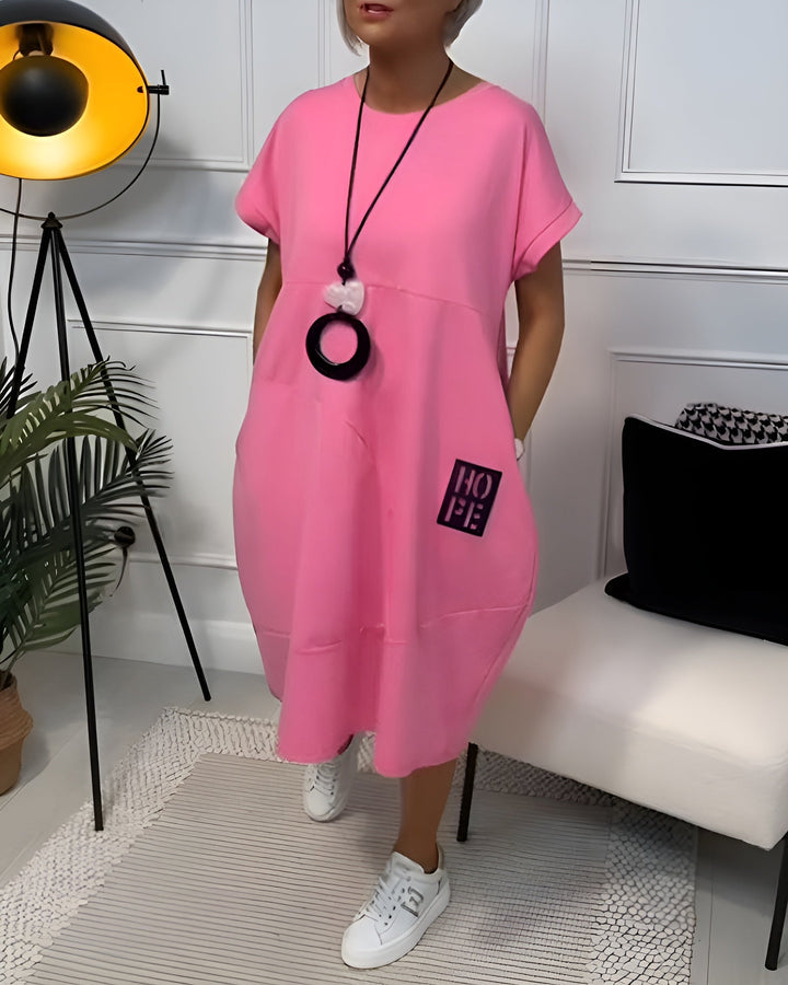 Melly™ | Stylish Short Sleeved Dress