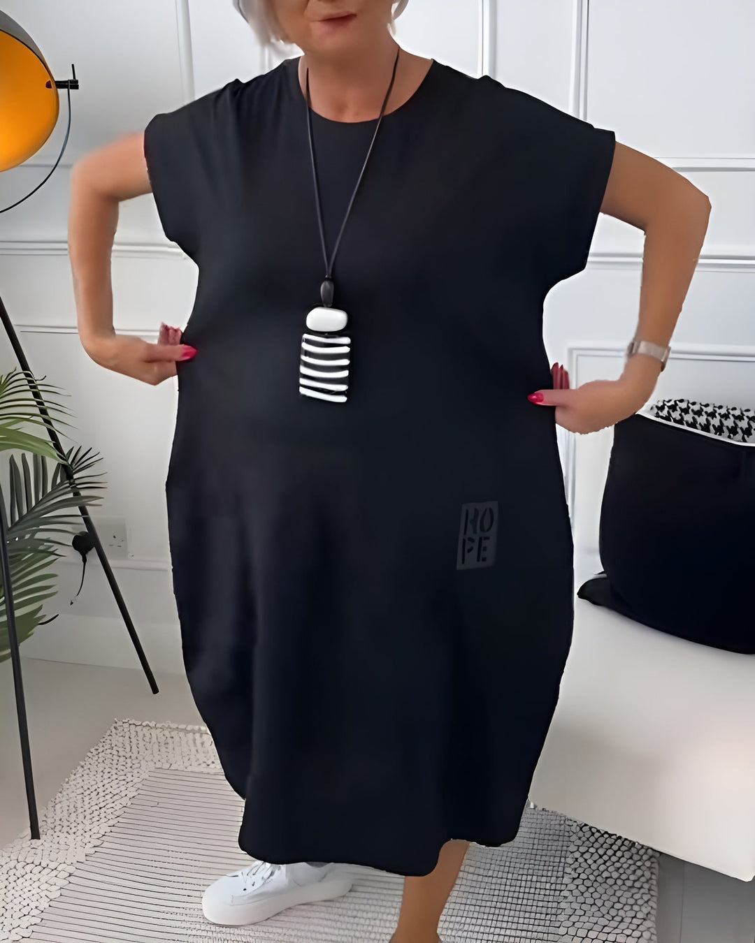 Melly™ | Stylish Short Sleeved Dress