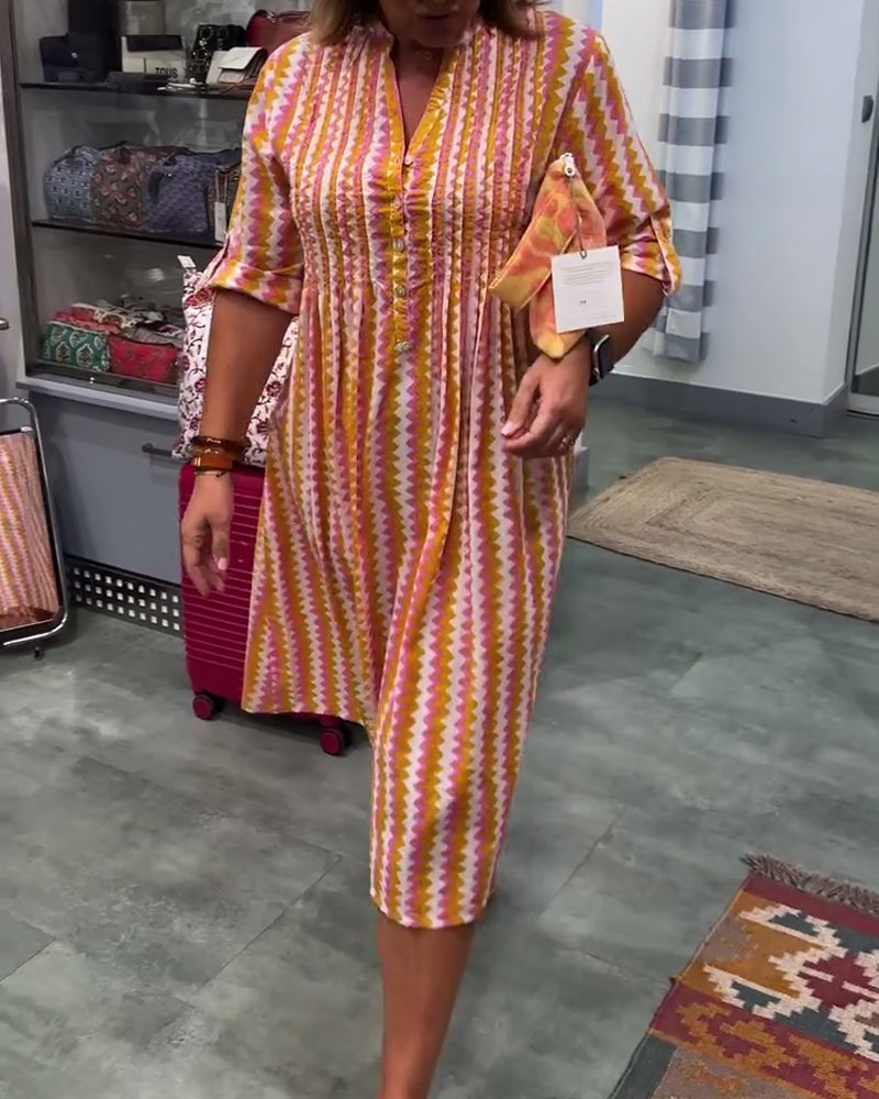 Nora™ | Women’s Dress with Wavy Pattern