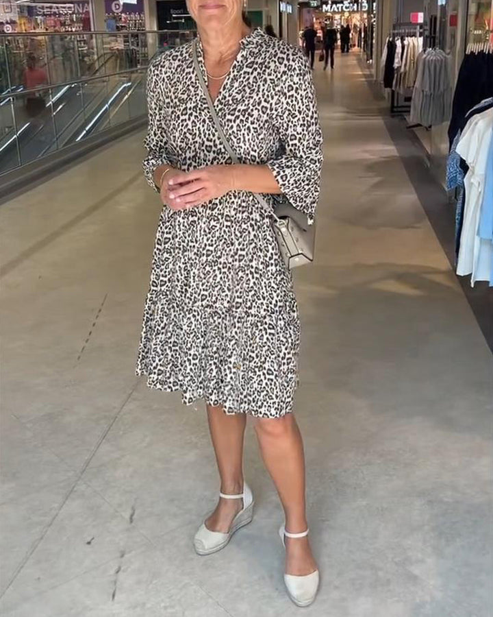 Hannah™ | Leopard print dress