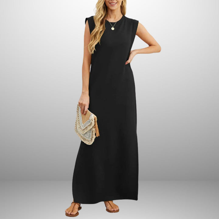 Emma™ | Long Fluid Wrinkle-Free Dress