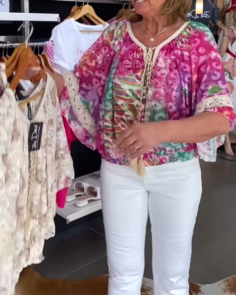 Sophie™ | Women’s Loose-Fit Blouse with Bohemian Print