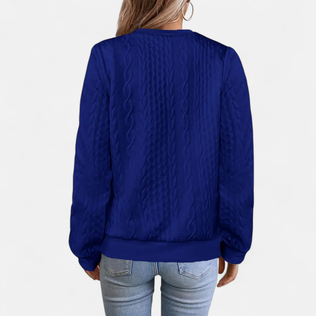 Dympna - Textured Bomber Jacket