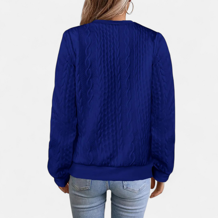 Dympna - Textured Bomber Jacket