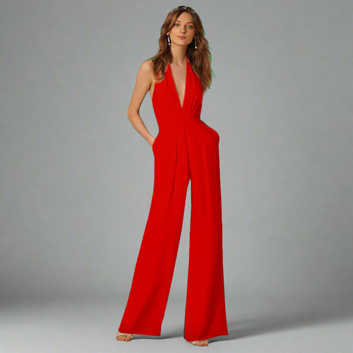 Theres™ | Women’s Elegant Premium Fabric Jumpsuit