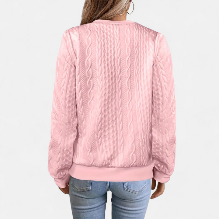 Dympna - Textured Bomber Jacket