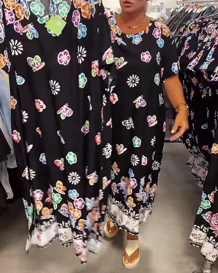 Stella™ | Women’s Oversized Loose-Fit Printed Dress