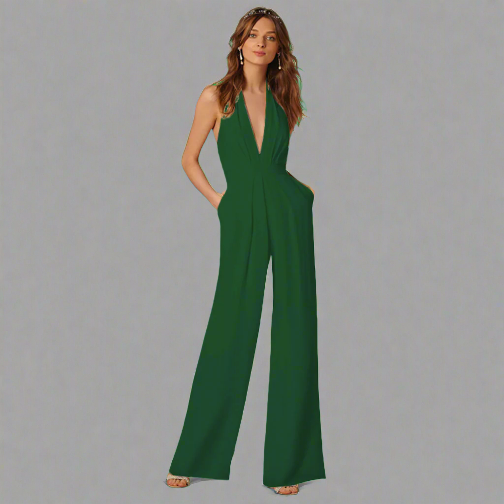 Theres™ | Women’s Elegant Premium Fabric Jumpsuit