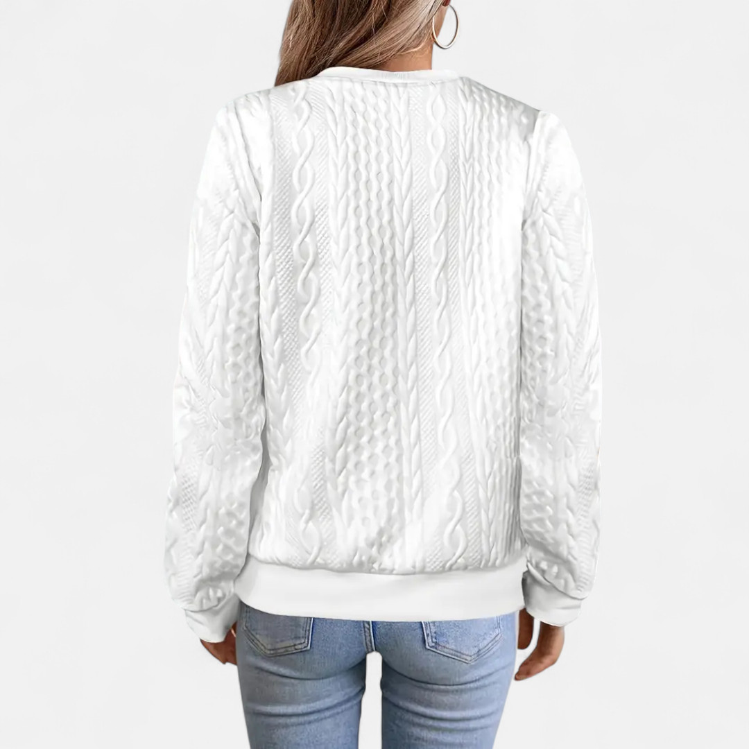 Dympna - Textured Bomber Jacket