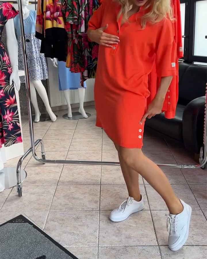 Aubrey™ | Women’s Casual Short Sleeve Tunic Style Top