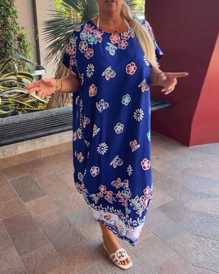 Stella™ | Women’s Oversized Loose-Fit Printed Dress