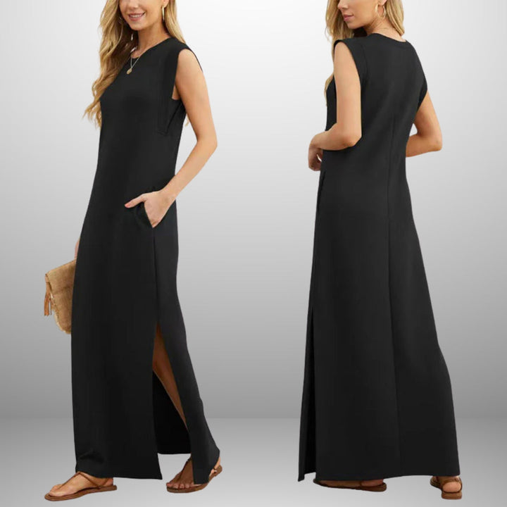 Emma™ | Long Fluid Wrinkle-Free Dress