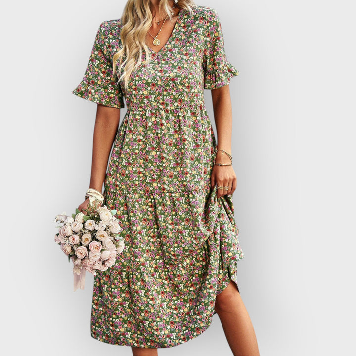 Fiadh – Floral Summer Midi Dress
