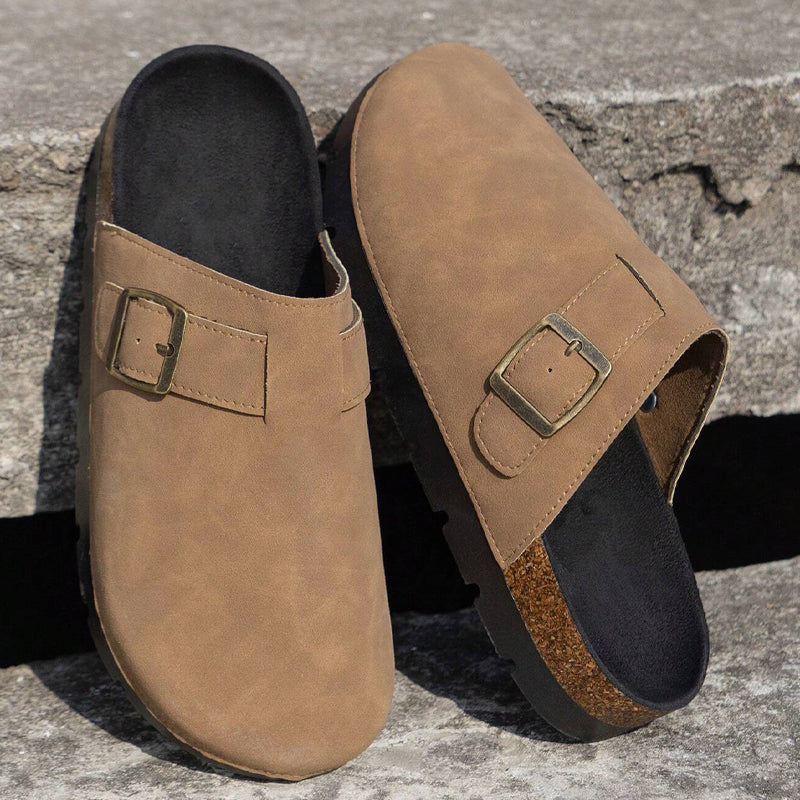 Leroy™ - Boston Leather Slippers