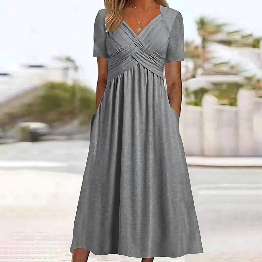 Sofia™ | Sculpted Midi Dress