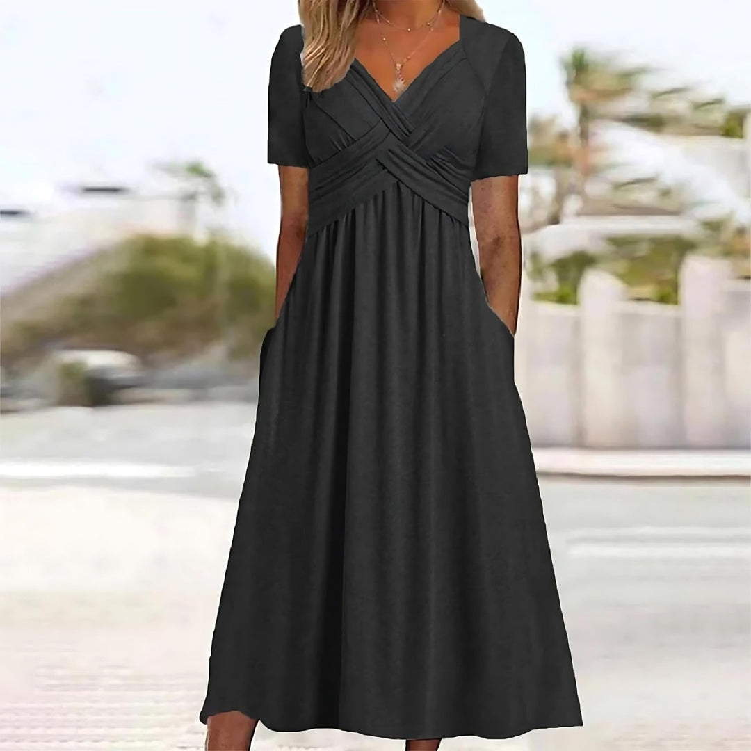 Sofia™ | Sculpted Midi Dress