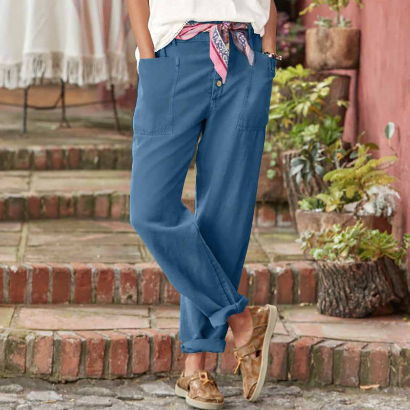 Cotton pants "Lazy Sunday" – Chic & casual