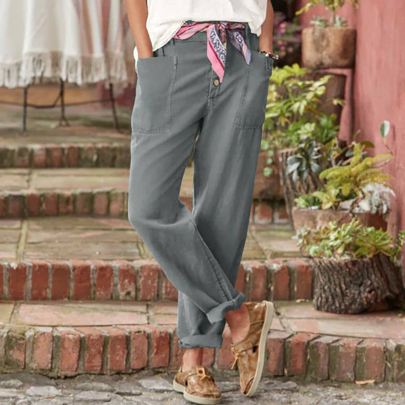 Cotton pants "Lazy Sunday" – Chic & casual
