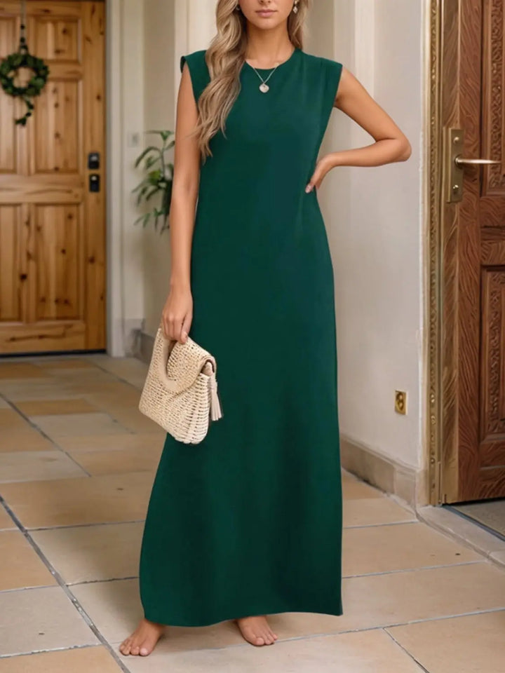 Emma™ | Long Fluid Anti-crease Dress