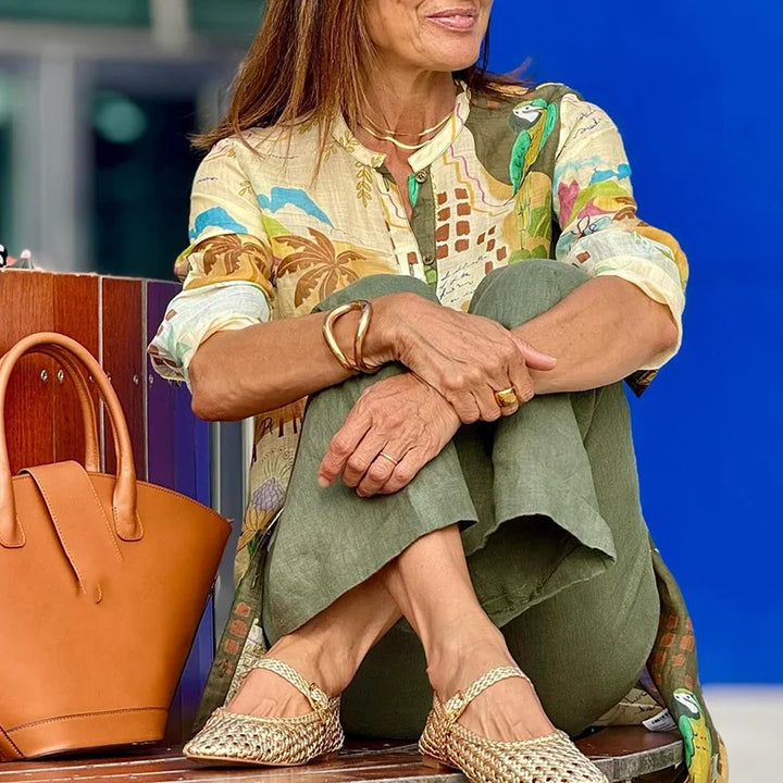Emarisa – Stylish Linen Set for Summer