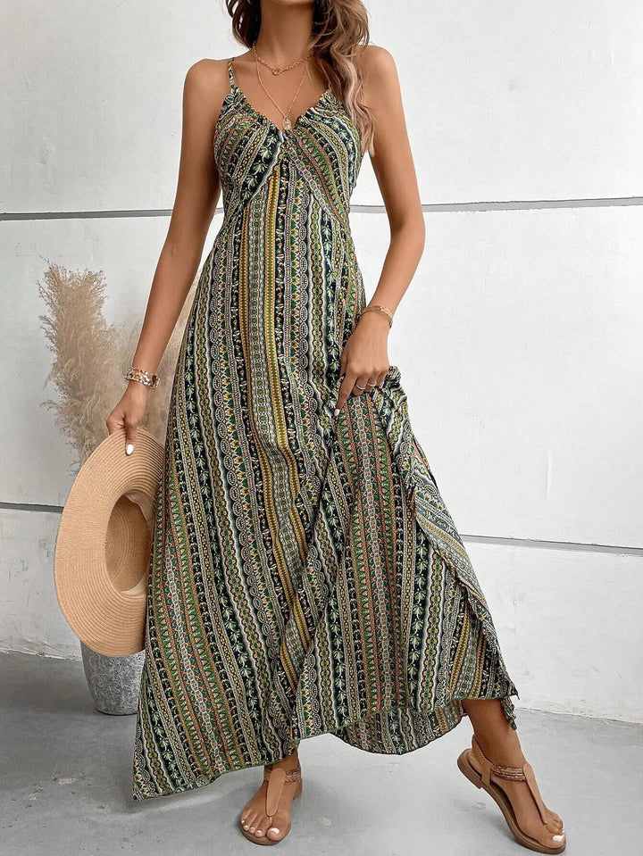 Mariza™ | Boho Backless Sundress