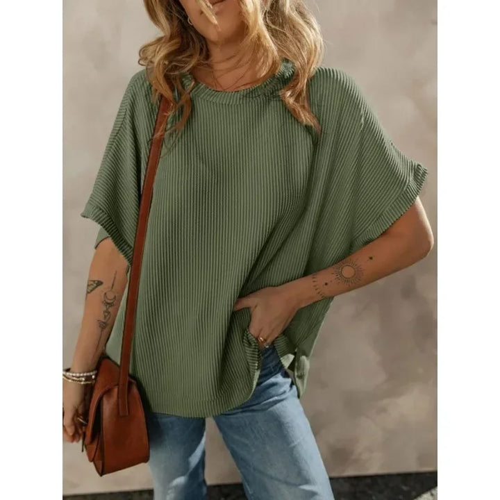 Cotton t-shirt "Friends Catch-Up" – Chic & casual