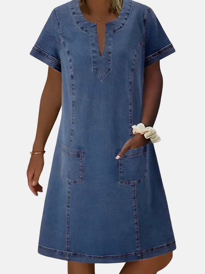 Maren | Denim Pocket Dress
