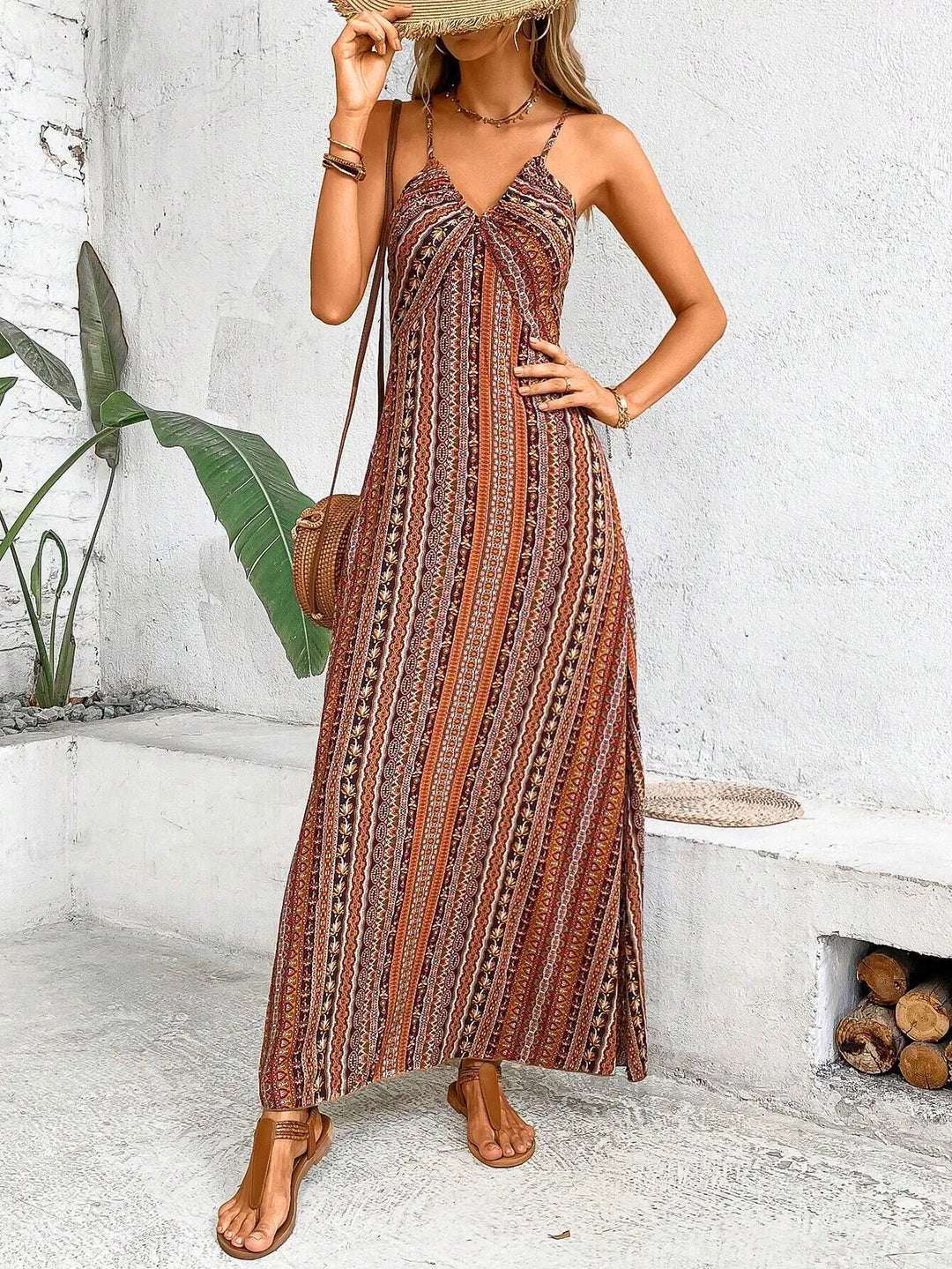 Mariza™ | Boho Backless Sundress