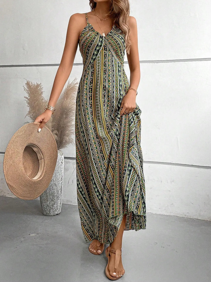 Mariza™ | Boho Backless Sundress