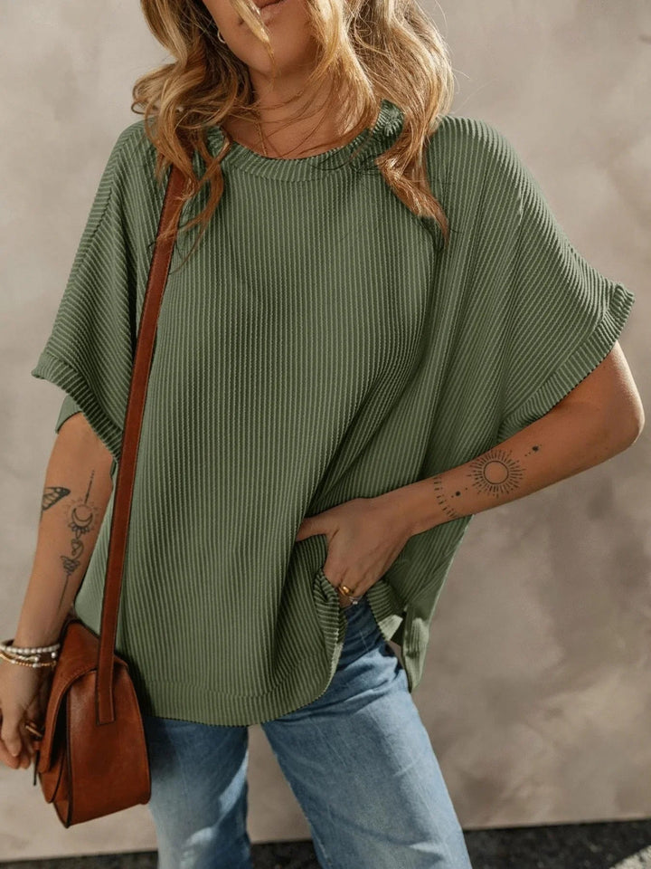 Cotton t-shirt "Friends Catch-Up" – Chic & casual